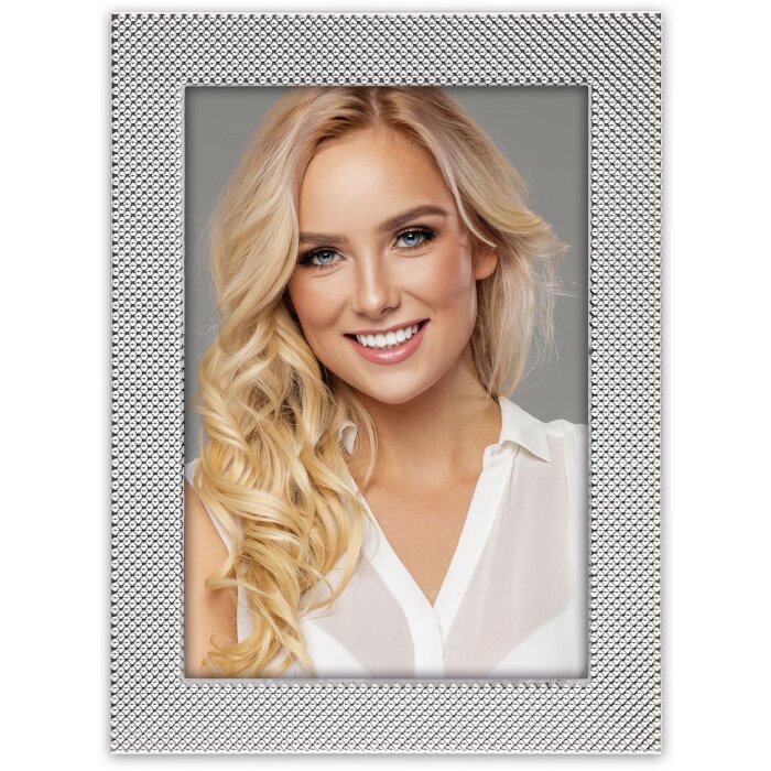 Portaritratti in metallo ZEP Varsavia 10x15 cm e 13x18 cm argento lucido