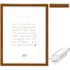 Deknudt S47EG3 cornice in legno di radica colore nero bordo 10x15 a 40x50 cm