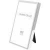 Deknudt S57MS1 Cornice stretta in metallo argento lucido 13x18 cm
