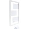 Deknudt S68UA1 cornice bianca per 3 foto 10x15 cm