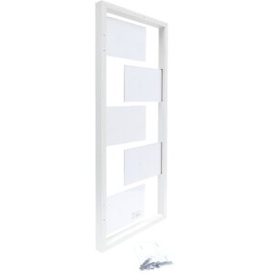 Deknudt S68UA1 cornice bianca per 5 immagini 10x15 cm