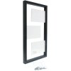Deknudt S68UA2 cornice nera per 3 foto 10,0 x 15,0 cm
