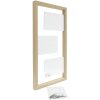 Deknudt S68UA3 Cornice in legno natura 10x15cm per 3 foto