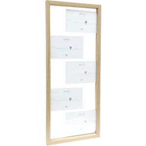 Deknudt S68UA3 cornice in legno naturale 5 immagini 10x15 cm