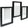 Deknudt S68UB2 Cornice da galleria nera per 3 foto 10x15 cm