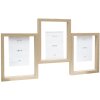 Deknudt S68UB3 Cornice da galleria in legno naturale 3 quadri 10x15 cm colore naturale
