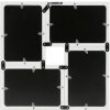 Deknudt S68UC1 cornice da parete bianca per 4 foto 10x15 cm