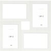 Deknudt S68UC1 cornice da parete bianca 13x18 cm per 4 foto