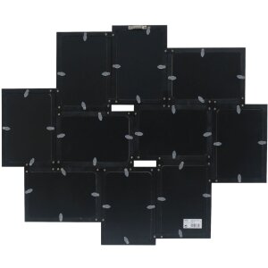 Deknudt S68UC2 Cornice da parete nera per 10 foto 10x15 cm