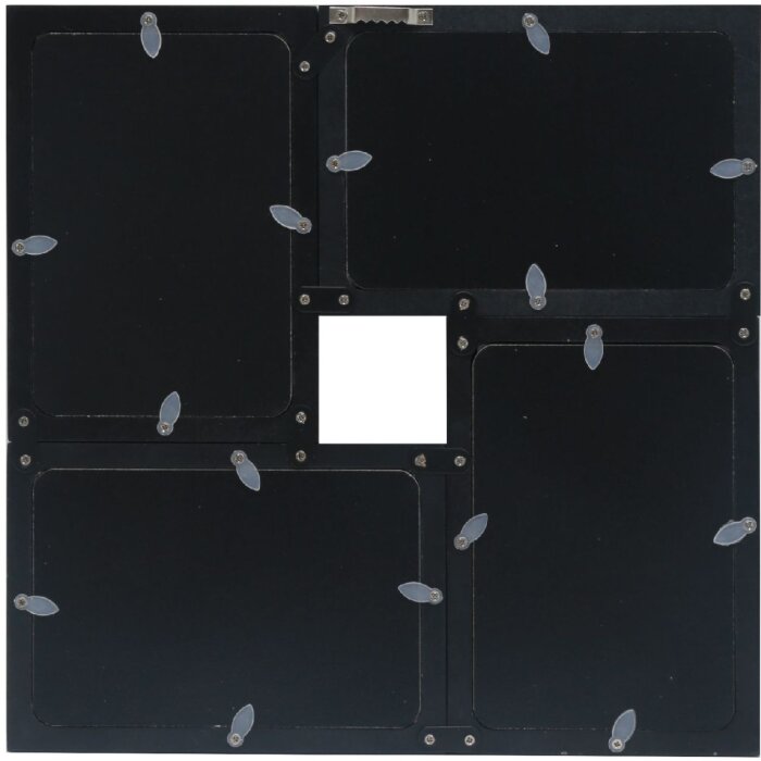 Deknudt S68UC2 cornice da parete nera per 4 immagini 10x15 cm