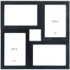 Deknudt S68UC2 cornice da parete nera per 4 immagini 10x15 cm