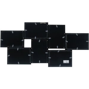 Deknudt S68UC2 Cornice da parete nera 10x15 cm per 7 foto