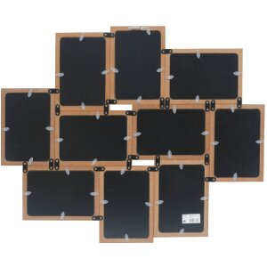 Deknudt S68UC3 cornice da parete in legno naturale per 10...