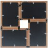Deknudt S68UC3 cornice da parete in legno naturale 13x18 cm per 4 foto natura