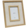 Deknudt S68UE3 cornice in legno naturale/lino beige 10x15 cm