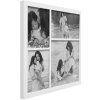 Deknudt S68WB1 Cornice da galleria bianca per 4 foto da 13x17 a 22x22 cm