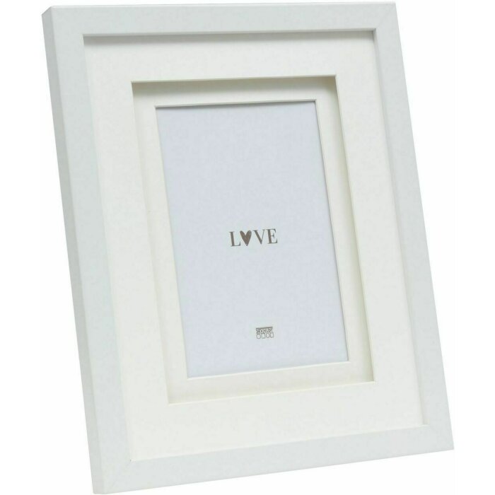 Cornice Deknudt S65KK1 bianca doppio passe-partout 10x15 cm