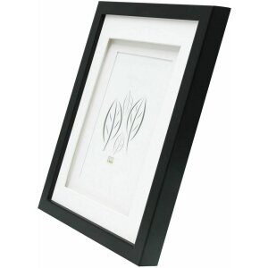 Deknudt S65KK2 Cornice nera doppia Passepartout 10x15 cm