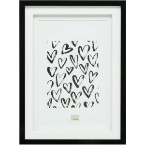 Deknudt S65KK2 Cornice nera doppia Passepartout 10x15 cm