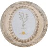 Clayre & Eef Cornice 18x24 cm Beige Ferro Vetro Ovale Vintage