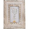 Portafoto Clayre & Eef Beige Ferro Vetro Vintage 10x15 cm