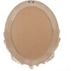Clayre & Eef Mirror 50x5x60 Specchio da parete ovale in vetro MDF bianco con uccelli