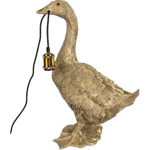 Clayre & Eef 5LMP671 Lampada da tavolo oca color oro...