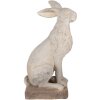 Clayre & Eef 5MG0039 Coniglio decorativo effetto pietra 27x18x55 cm