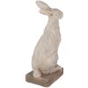 Clayre & Eef 5MG0039 Coniglio decorativo effetto pietra 27x18x55 cm