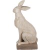 Clayre & Eef 5MG0039 Coniglio decorativo effetto pietra 27x18x55 cm