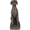 Clayre & Eef 5MG0044 Statua di cane in bronzo 44x26x73 cm