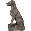 Clayre & Eef 5MG0044 Statua di cane in bronzo 44x26x73 cm