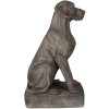 Clayre & Eef 5MG0044 Statua di cane in bronzo 44x26x73 cm