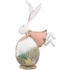 Clayre & Eef 5Y1215 Coniglietto di Pasqua decorativo rosa pastello 35x11x56 cm