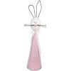 Clayre & Eef 5Y1220 Coniglio decorativo rosa bianco 18x14x60 cm