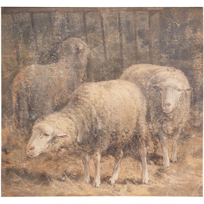 Clayre & Eef 65308 Quadro 50x3x50 cm decorazione murale stile vintage