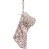 Clayre & Eef 65368 Decorazione per calze di Natale 6x1x14 cm Beige