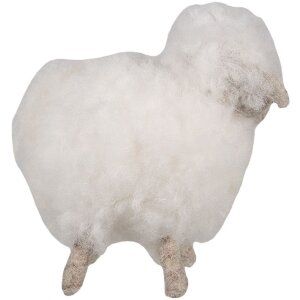 Clayre & Eef 65379 Decorazione Pecora 11 cm Bianco