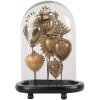 Clayre & Eef 65465 Campana di vetro Decorazione Oro 27x18x39 cm