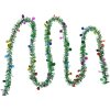 Clayre & Eef 65486 Ghirlanda natalizia verde colorata 450 cm Set 12