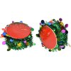 Clayre & Eef 65486 Ghirlanda natalizia verde colorata 450 cm Set 12