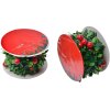 Clayre & Eef 65487 Ghirlanda di Natale 270 cm Set 12 Verde Rosso