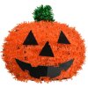 Clayre & Eef 65498 Decorazione Ciondolo Zucca Ø 13x6 cm Arancione Plastica