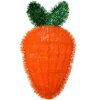Clayre & Eef Decorazione murale Carota Arancione Verde 20x3x37 cm