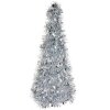 Clayre & Eef 65541M Decorazione albero di Natale argento Ø 16x38 cm