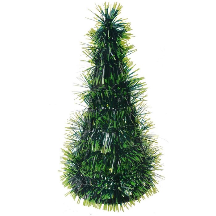 Clayre & Eef 65542S Decorazione per albero di Natale Ø 12x25 cm Verde