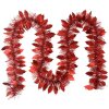 Clayre & Eef 65545R Ghirlanda natalizia rossa 200 cm