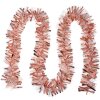 Clayre & Eef 65552 Decorazione Ghirlanda di Natale Oro Rosa 200 cm