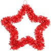 Clayre & Eef 65564 Decorazione Stella Rossa 45x2x45 cm