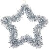 Clayre & Eef 65564ZI Decorazione Stella Argento 45x2x45 cm
